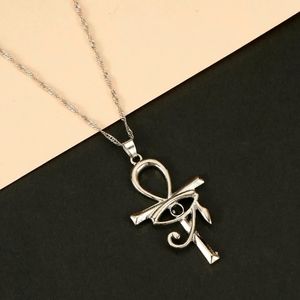 The Eye Of Horus Ankh Women Men Necklace